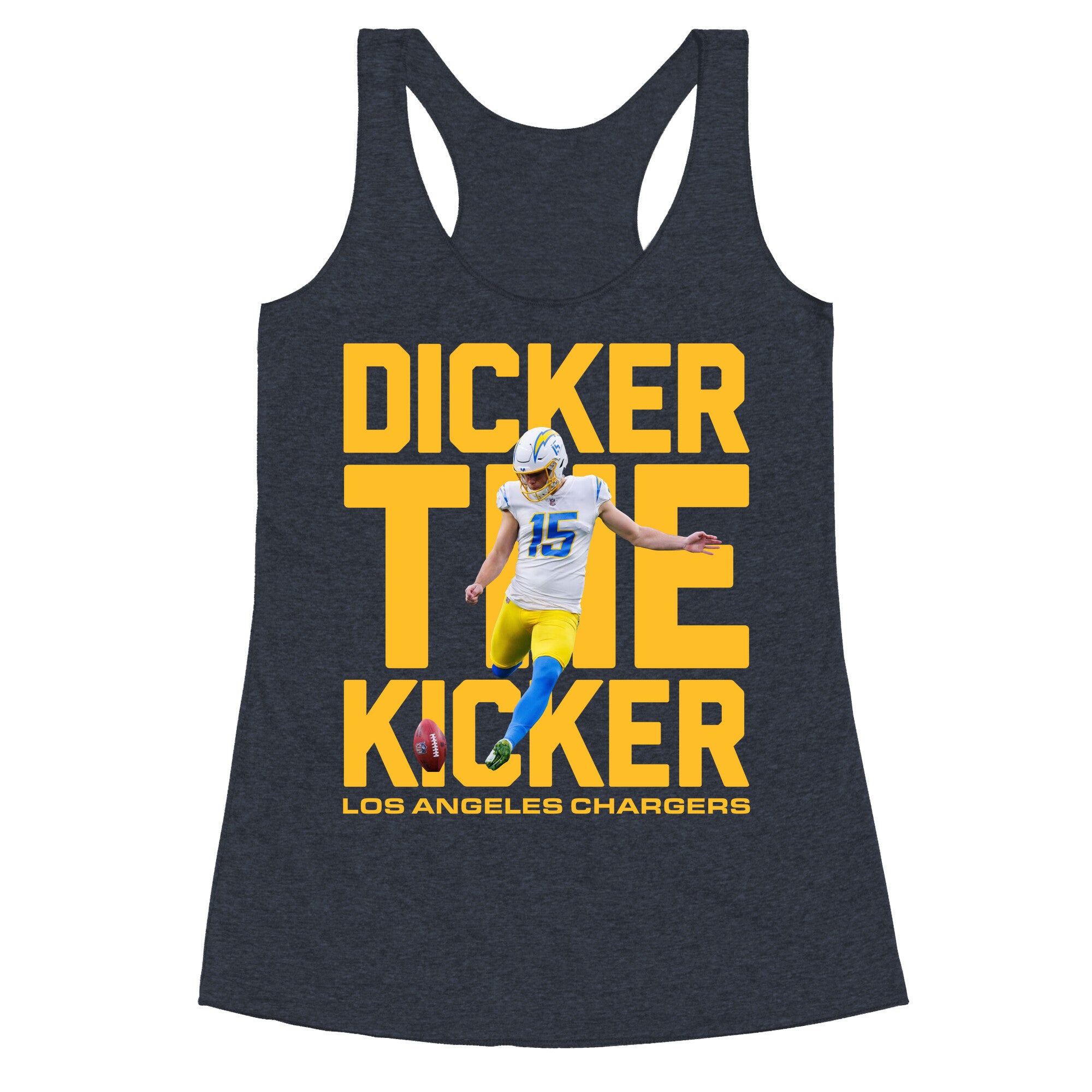 Dicker the Kicker Racerback Tank
